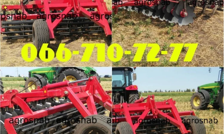 Оригинальная Паллада 3200-01 красная звезда дисковая борона - фото № 1