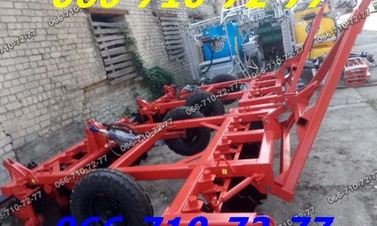Самая популярная прицепная дисковая борона агрегат почвообрабатывающий БДП-2.5 - фото № 1
