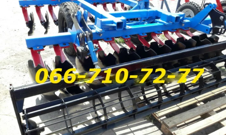 Лущильник дисковый ЛДВП-3.0 тяжёлый Прицепной, цена доступная ЛДВП-3.0 - фото № 1