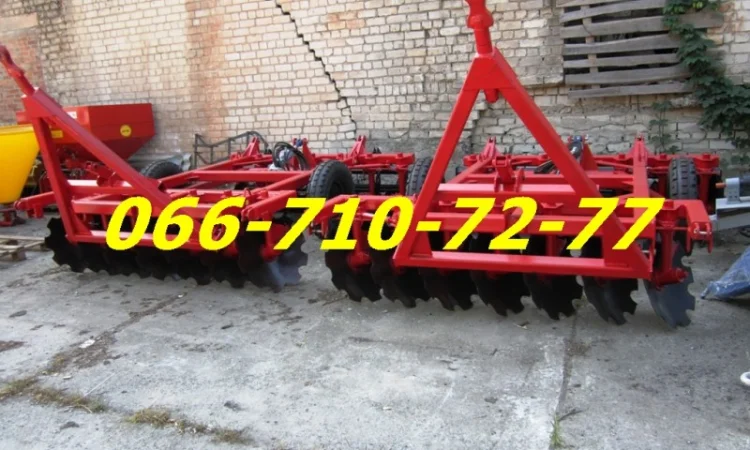 Дисковая борона премиум класса - БДП-2.5(полностью прицепная борона)для трактора от 80сил - фото № 1