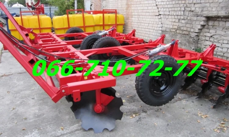 НОВИНКА Полностью прицепное оборудование на трактор - дисковая борона БДП-2.5 - фото № 1
