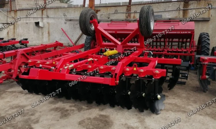 Оригинальная дисковая борона БПД-3.2, прицепная борона (3200мм ширина) - фото № 1