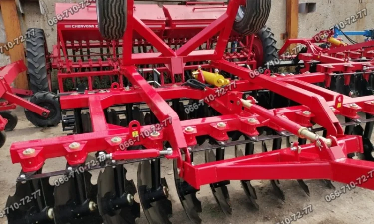 Прицепная борона дисковая 3200 захват (560мм диски) для МТЗ 920-100л.с - фото № 5