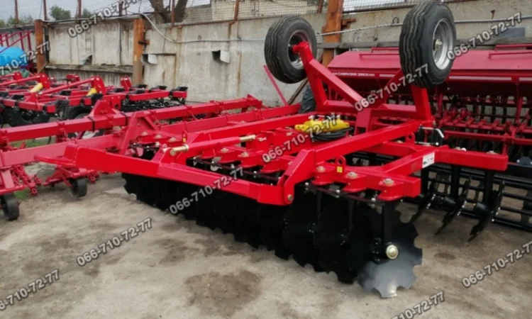 Прицепная борона дисковая 3200 захват (560мм диски) для МТЗ 920-100л.с - фото № 6