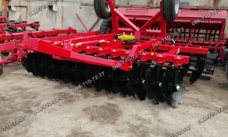 Прицепная борона дисковая 3200 захват (560мм диски) для МТЗ 920-100л.с - фото № 7