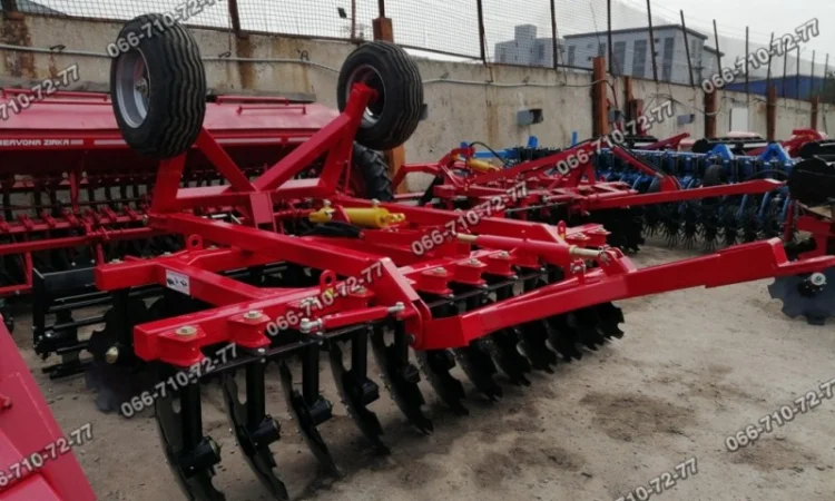Прицепная борона дисковая 3200 захват (560мм диски) для МТЗ 920-100л.с - фото № 8