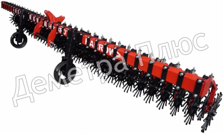 Борона-мотыга ротационная RH-6 (на цельном брусу) - фото № 2