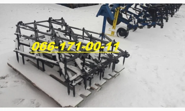 Борона зубовая БЗСС-1 БЗТС-1 под культиватор Кпс и под сцепки борон. Бороны Бзсс новые - фото № 1