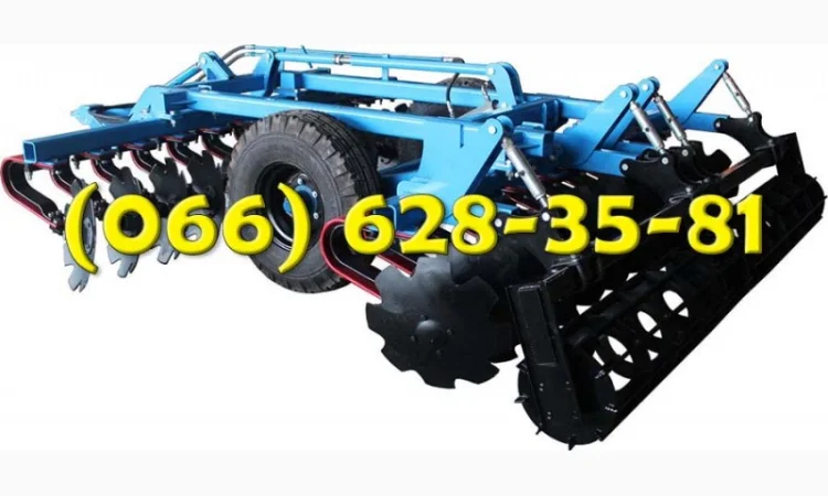 Тяжелый дисковый лущильник ЛДВП 3 заделка поживных остатков - фото № 1