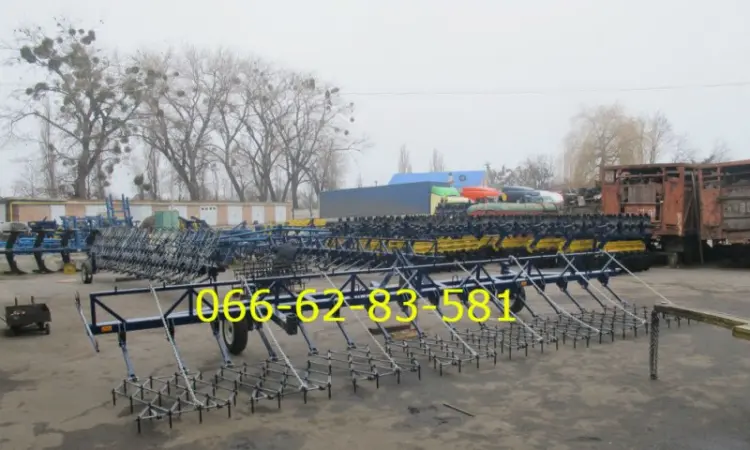 СЦЕПКА 8 МЕТРОВАЯ борона ЗУБОВАЯ сцепка новая 8 метровая прицепная борона - ЗУБОВАЯ - фото № 1