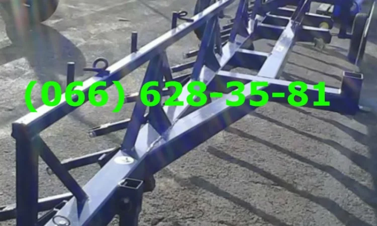 СЦЕПКА ЗУБОВАЯ ЗСБ-8 зубовая сцепка борон -8 Многоцелевая прицепная борона 8 метровая - фото № 1