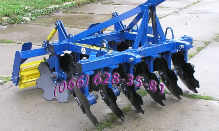 Компактная борона дисковая АГД 1.8 на трактор ЮМЗ - фото № 1
