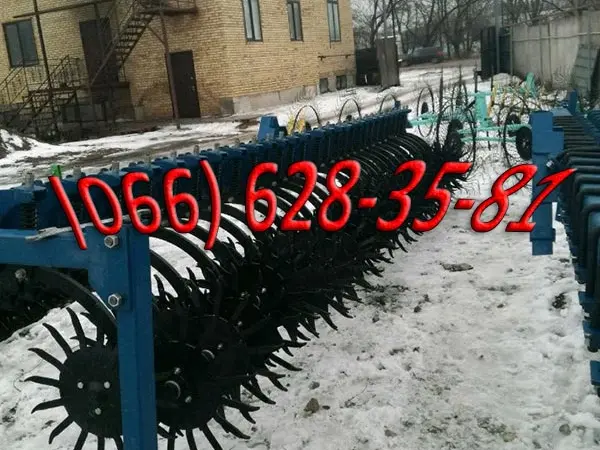 Мотыга ротационная борона МБР 6 для поверхностного рыхления почвы - фото № 1