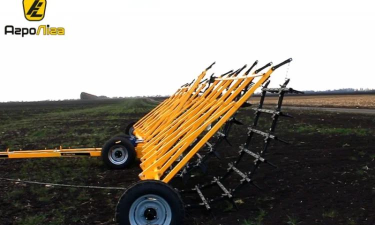 Борона гидравлическая шлейфовая БГШ-12 - фото № 6