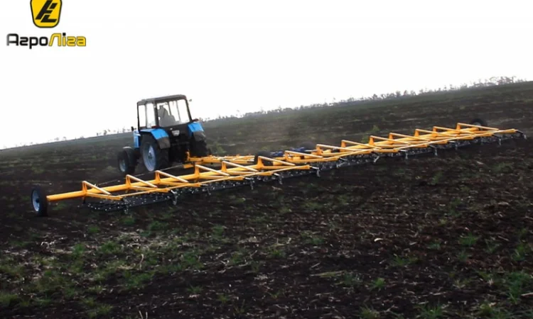 Борона гидравлическая шлейфовая БГШ-12 - фото № 4