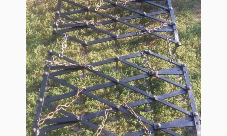Дві борони пару борін борона важка із сегментами і ланцюгами - фото № 5