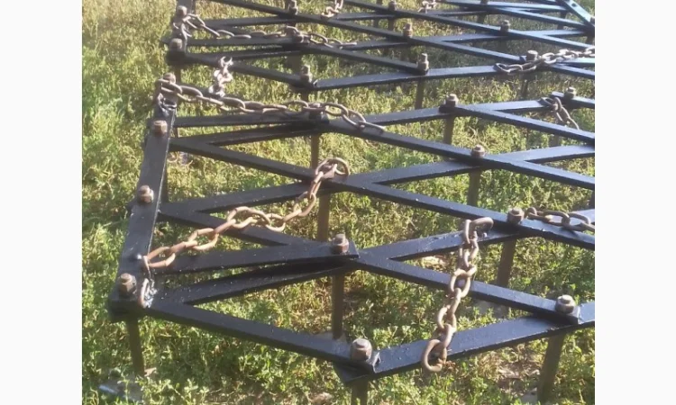 Дві борони пару борін борона важка із сегментами і ланцюгами - фото № 6