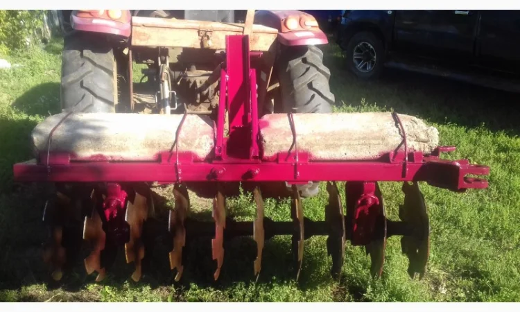 Дискова борона для мінітрактора нова СССР 1.6м. Регульована 10 дисків - фото № 2