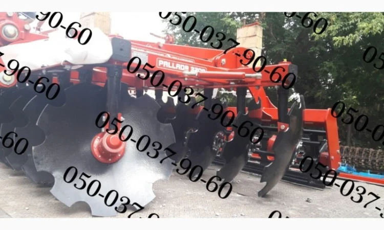 Pallada 3200-01 Паллада 3, 2 полуприцепная дисковая борона+Шлейф-каток(диски 660мм) - фото № 4