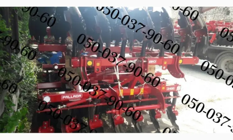 Топ Борона дисковая Паллада 2400-01 навесная (БДН 2400-01) Червона зирка Борона дисковая - фото № 1