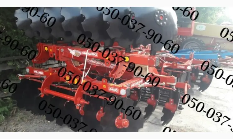 Топ Борона дисковая Паллада 2400-01 навесная (БДН 2400-01) Червона зирка Борона дисковая - фото № 3