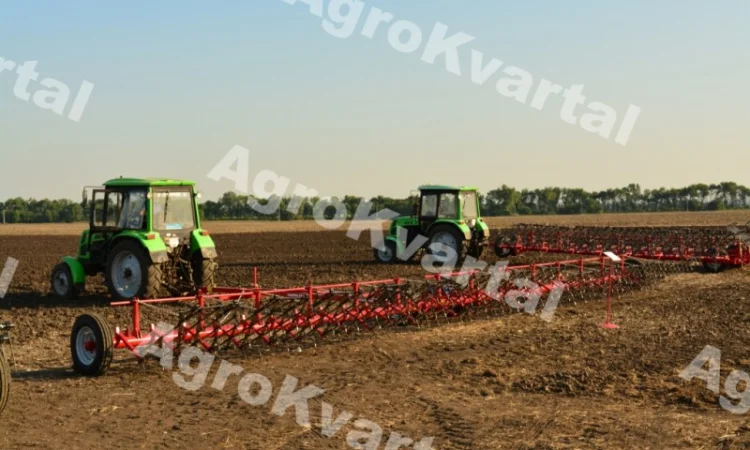 Новинка на рынке Борона гидравлическая БГ-19 с боронами Бзсс-1 в комплекте, рабочая ширина - фото № 1