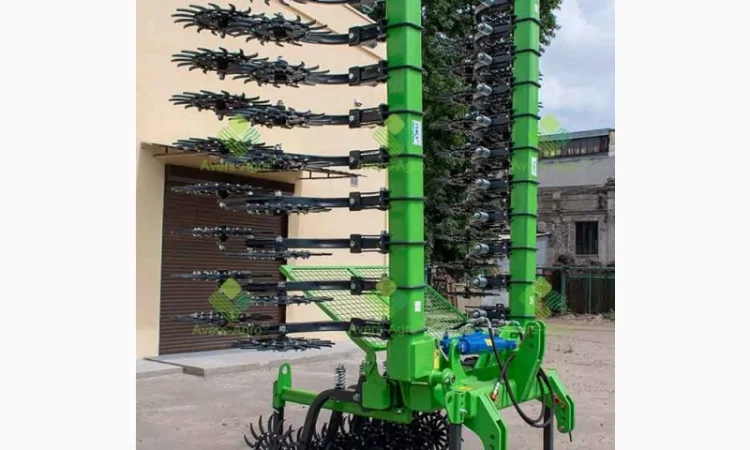Борона ротационная Green Star 5, 7 м Euro со сменными зубами, рабочая ширина захвата 5, 7 м - фото № 2