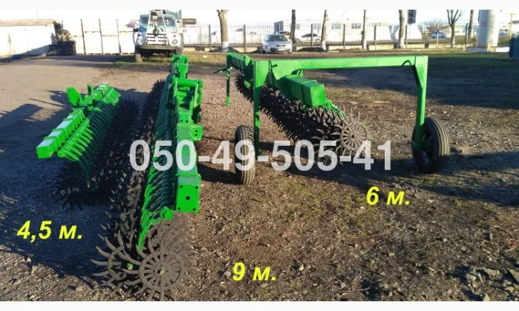 Настоящая борона мотыга John Deere 400 (4, 6, 9, 12 м.) ротационная - фото № 2