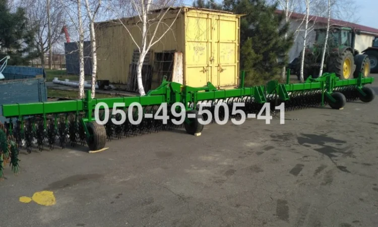 Настоящая борона мотыга John Deere 400 (4, 6, 9, 12 м.) ротационная - фото № 4