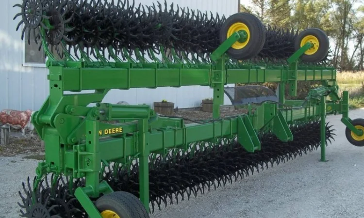 12 метровая ротационная борона мотыга мотика John Deere из США - фото № 1