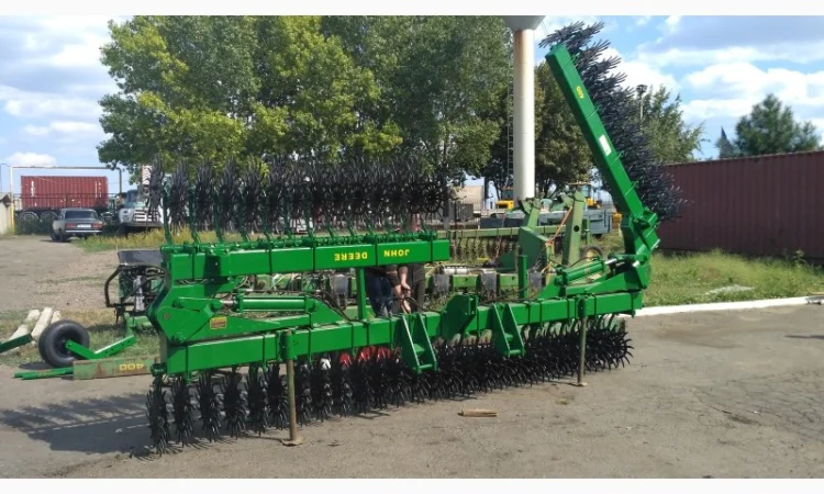Складная 9 метровая борона ротационная John Deere под МТЗ 892 - фото № 4
