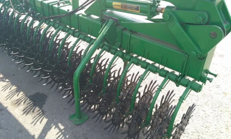 Складная 9 метровая борона ротационная John Deere под МТЗ 892 - фото № 5