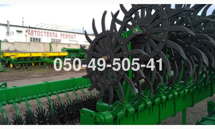 Борона мотика мотига ротаційна JOHN DEERE 400 9 метрові (оригінал) - фото № 8