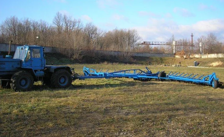 Лущильник дисковый гидравличесский 10м - фото № 2