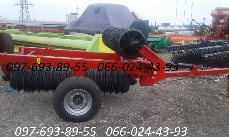 Каток зубчато-кольчатый КЗК-6-01 почвообрабатывающий - фото № 1