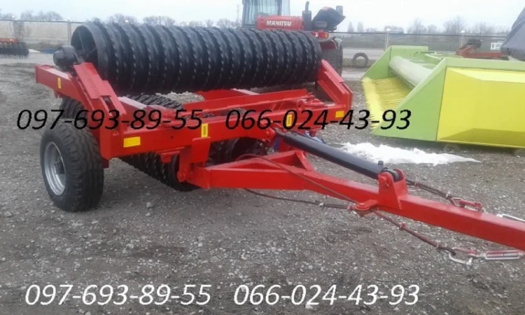 Каток зубчато-кольчатый КЗК-6-01 почвообрабатывающий - фото № 2