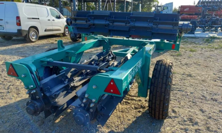 Каток рублячий причіпний КР-6 шахматний, демпферний захист - фото № 4