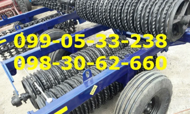 Каток зубчато-кольчатый КЗК-6-01, Цена договорная предназначенный для уплотнения поверхн - фото № 1