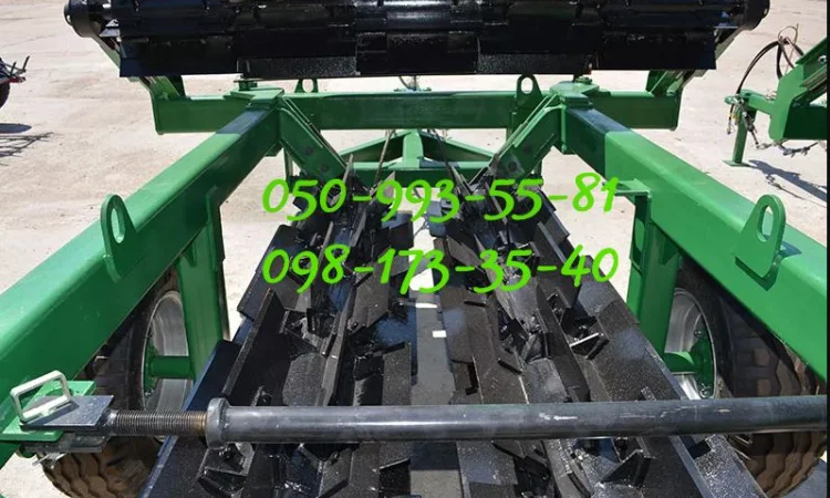 Водоналивний подрібнювач шахово-рублячий, причіпний (6 метрів) - фото № 1