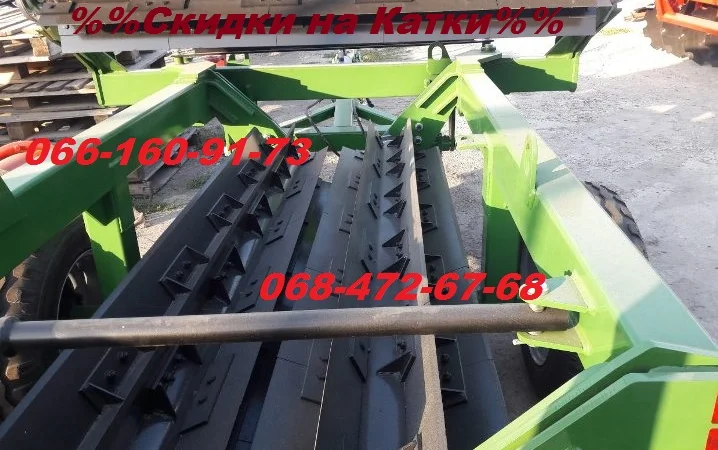 Каток КЗК 6 Измельчитель рубящий шахмотный и прямолинейный нож - фото № 1