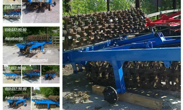 Каток кольчато-шпоровый ККШ-6 У Производительность, га/ч 7, 8 Скорость рабочая - фото № 1