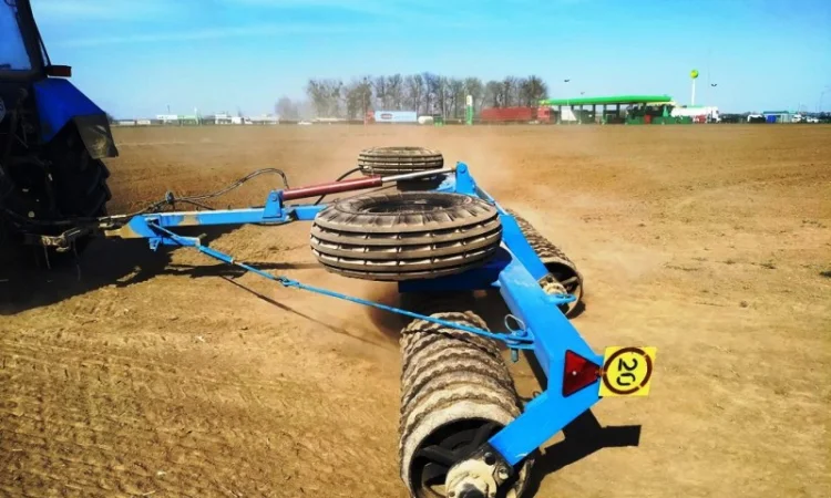 Каток полевой зубчато кольчатый, уплотнитель КЗК 6 01 Уманьферммаш - фото № 2