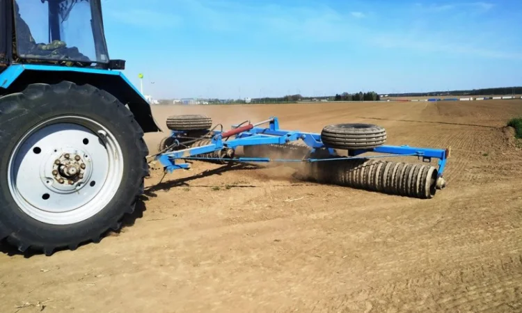 Каток полевой зубчато кольчатый, уплотнитель КЗК 6 01 Уманьферммаш - фото № 3