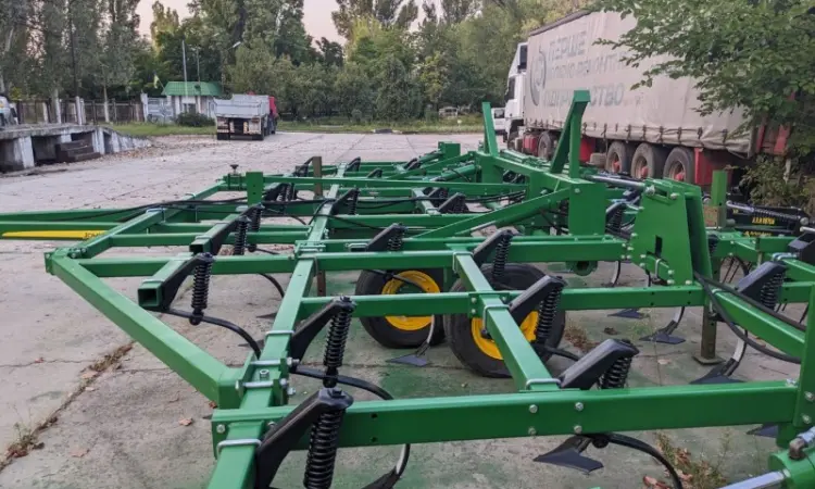 Культиватор JOHN DEERE 960 - 10м. паровой/предпосевной Джон Дир - В НАЛИЧИИ + КАТКИ - фото № 3