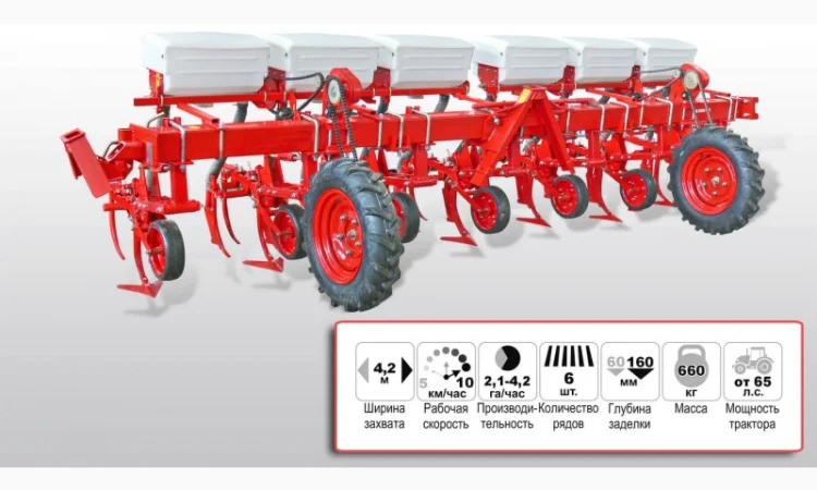 Культиватор КРН 4, 2 междурядный - фото № 2