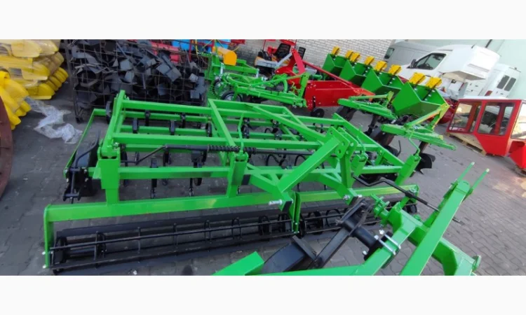 Культиватор сплошний пружинні лапи, стрілчасті, каток - фото № 6