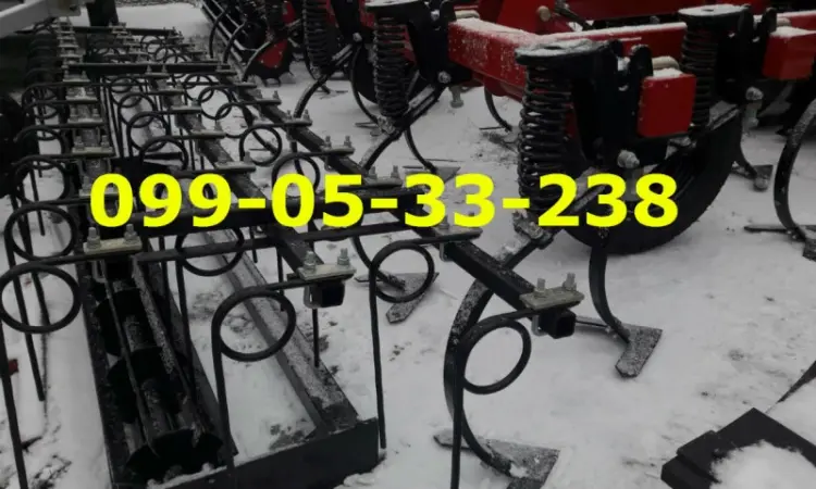 РЕАЛЬНЫЙ культиватор КПС) с пружинами и катком УСИЛЕННЫЙ ВСЕ КАК НА ДАННОМ ФОТО - фото № 1