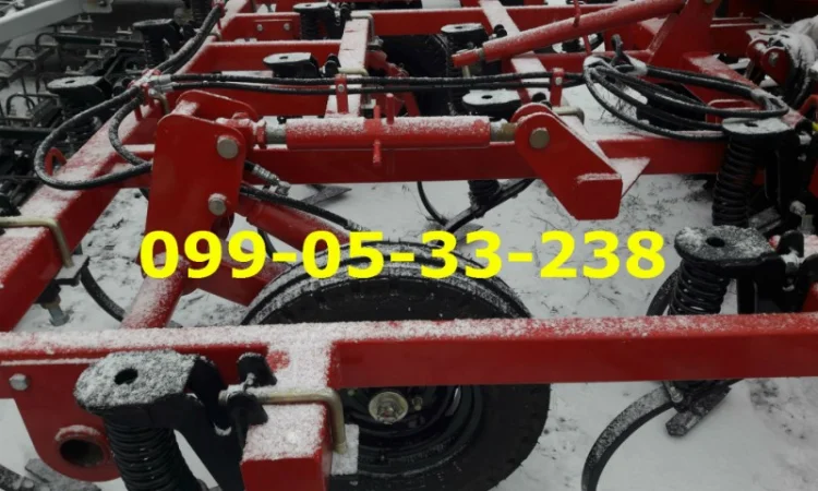 Культиватор КПС-4) с пружинами и катком универсальный четырехрядный - фото № 1