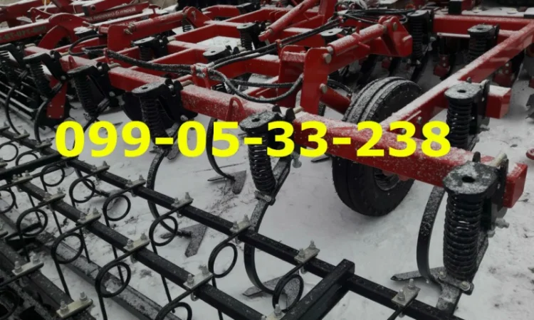 Культиватор КПС-4) с пружинами и катком универсальный четырехрядный - фото № 3