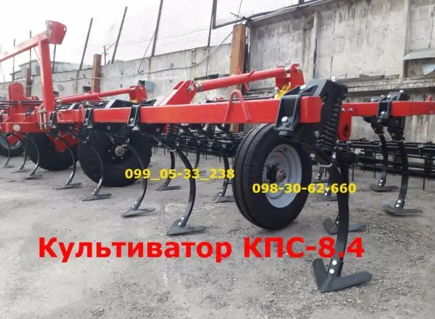 Культиватор прицепной КСУ(КПС) -8, 4 четырехрядный с пружиной и катком ФОТО Новинка КСУ 8 - фото № 1